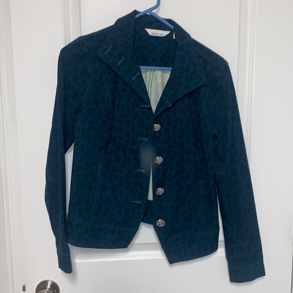 Leopard Print Blazer